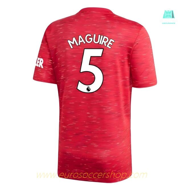 2020-2021 Man Utd Adidas Home Football Shirt (MAGUIRE 5)