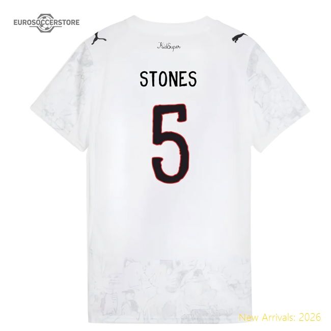 Official 2025-2026 Kidsuper X Manchester City Cwc Shirt (white)