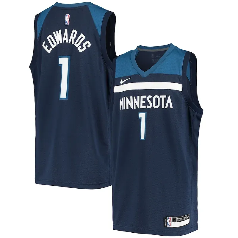Anthony Edwards MIN Basketball Jersey - Value Deal - Licensed Product