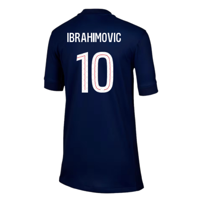 2025-2026 PSG Paris Saint Germain Home Shirt (Kids) (Ibrahimovic 10)