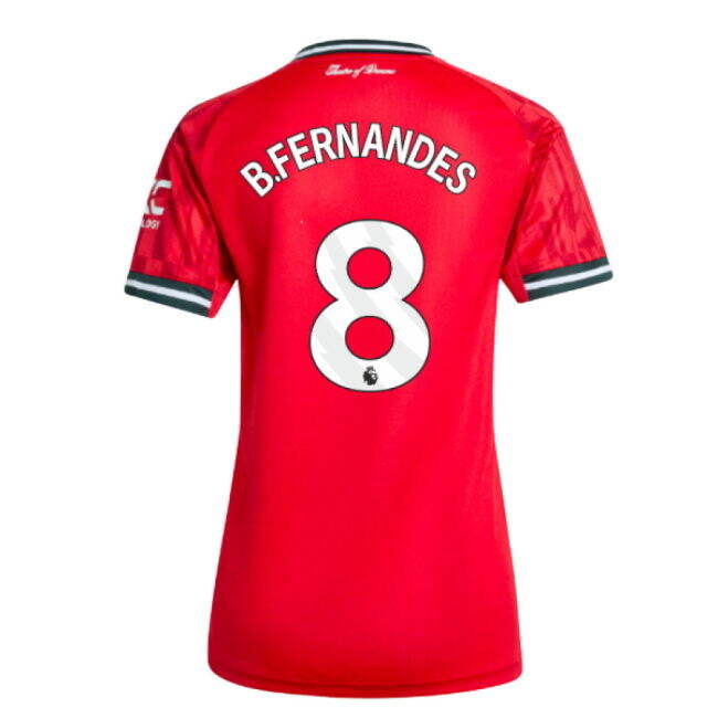 Man Utd 2025-20 Home Jersey Fernandes #8 M Women S