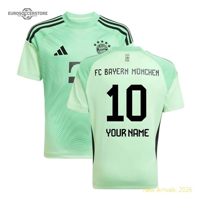 2025-2026 Bayern Munich Home Goalkeeper Shirt (glory Mint)