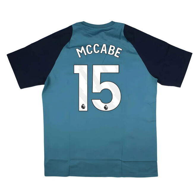 2025-20 Arsenal Training Soccer Shirt McCabe #15 L M S