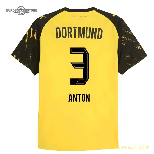 2025-2026 Borussia Dortmund Authentic Home Shirt (anton 3)