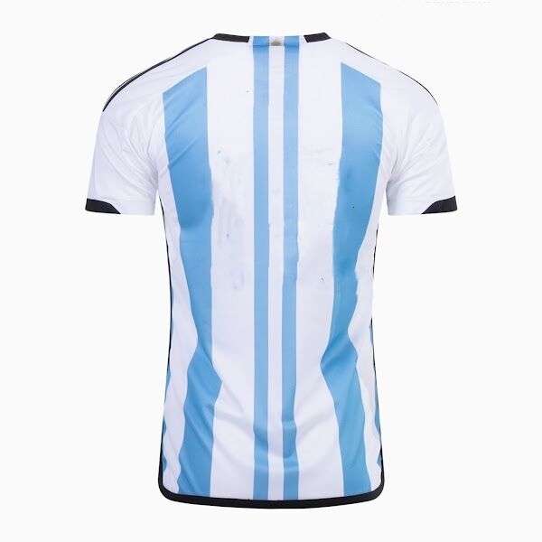 Premium Quality Argentina 3 Star World Cup 2022 Home White Soccer