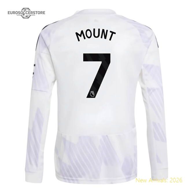 Premium 2025-2026 Man Utd Long Sleeve Away Shirt (kids) (mount 7)