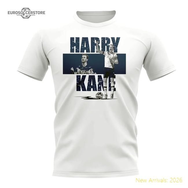 Exceptional Harry Kane Player Collage T-shirt (white) - Official Edition