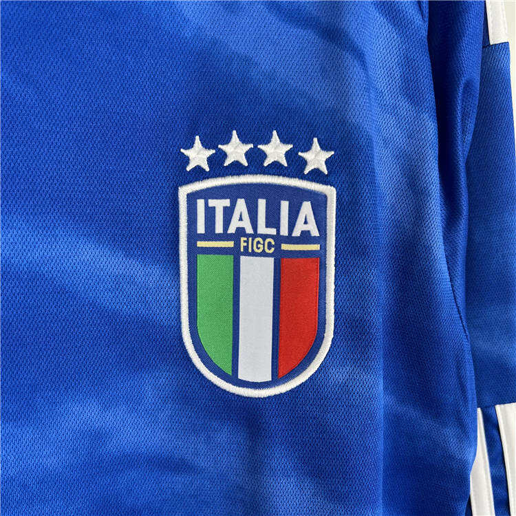 2023 Italy Home Long Sleeve Shirt - Official Replica 6246