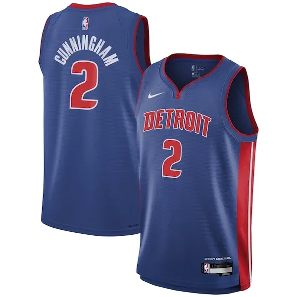Performance Cade Cunningham DET NBA Jersey - Budget-Friendly