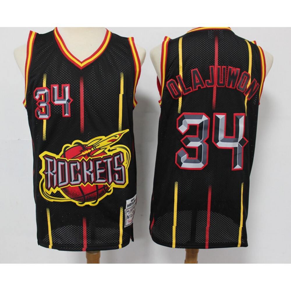 Houston Rockets 34 Black Jersey - Must-Have Jersey