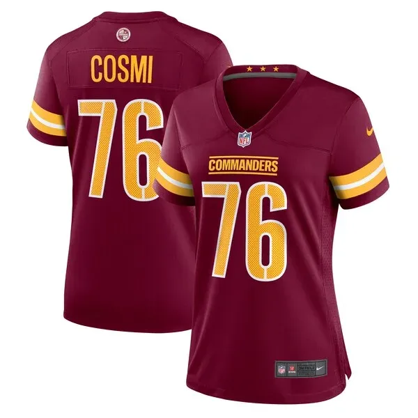 Performance None Game Jersey - Premium Burgundy NFL Fan Jersey | Ga...
