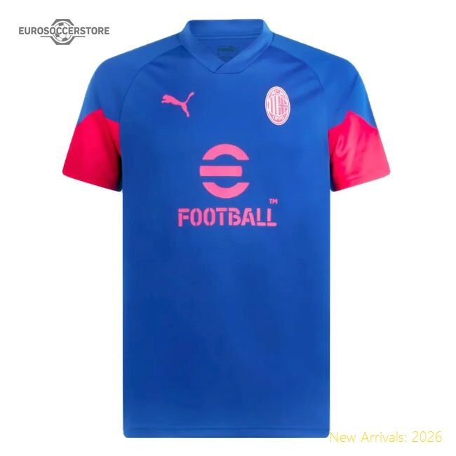 High-quality 2023-2024 Ac Milan Training Match Jersey (royal Sapphi
