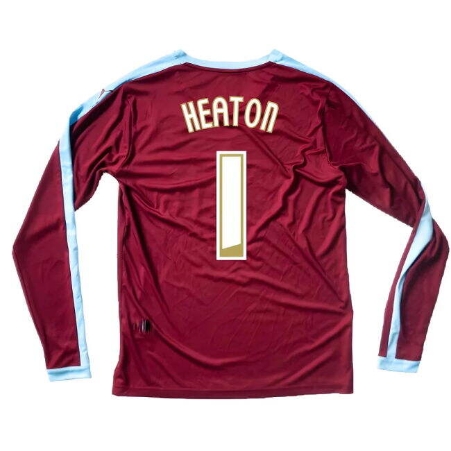 Trendy Burnley 2015-16 Long Sleeve Home Shirt ((Excellent) S) (Heat...