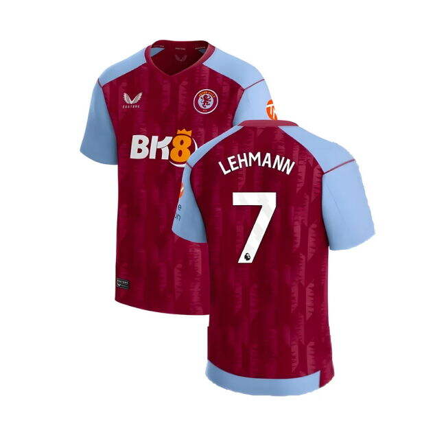 Football Aston Villa Home Shirt Lehmann #7 Top Tier Dedicated Fres...