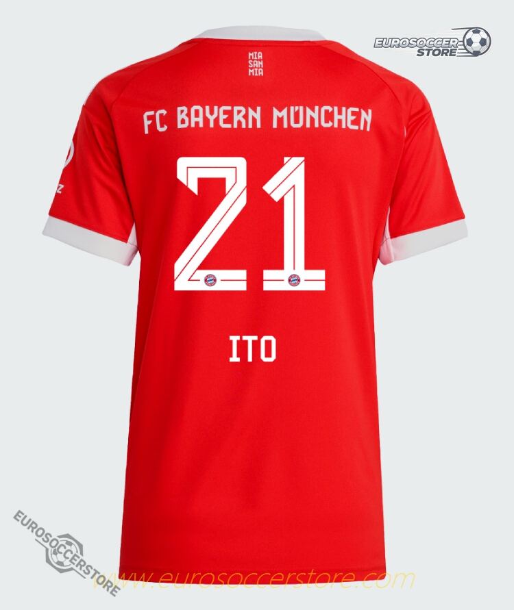 Bayern Munich 25-26 Home Women's Jersey - Ito 21 Version