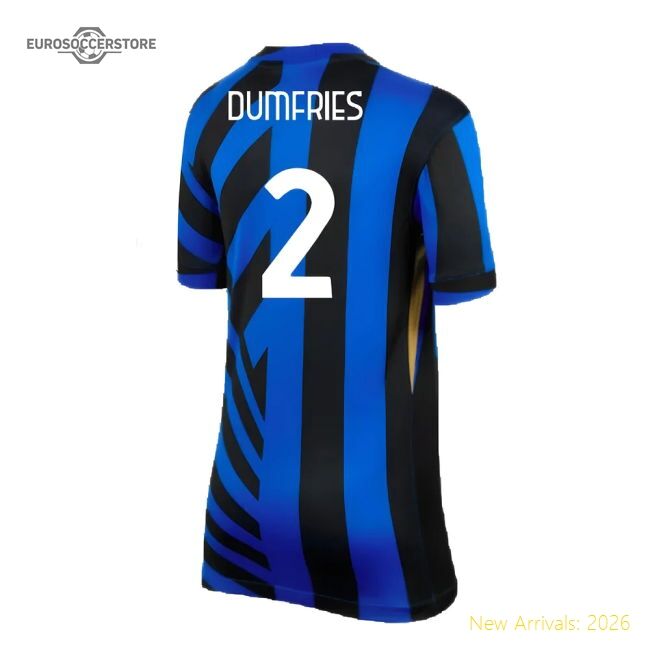 Official Inter Milan Home Dumfries Jersey 2024-2025 Flexible