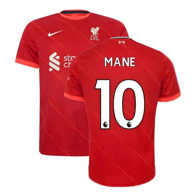 Officially Licensed Liverpool Liverpool 2021-2022 Home Shirt (MANE 10)