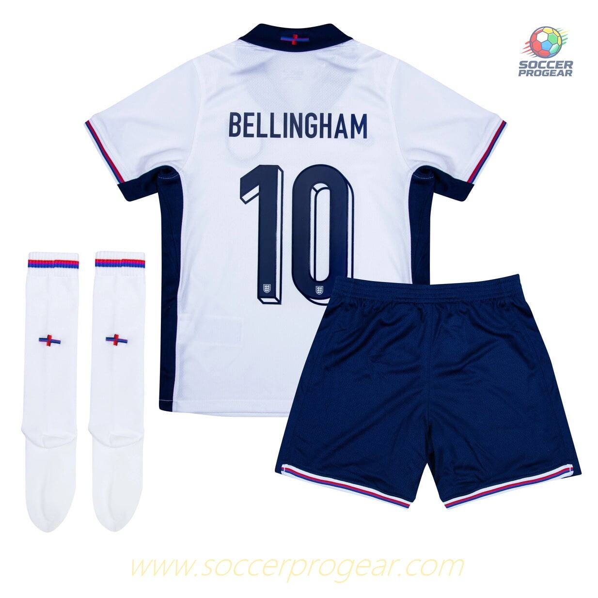 England Home Youth Jersey Set Football Jersey 2024/25 Collection Bellingham