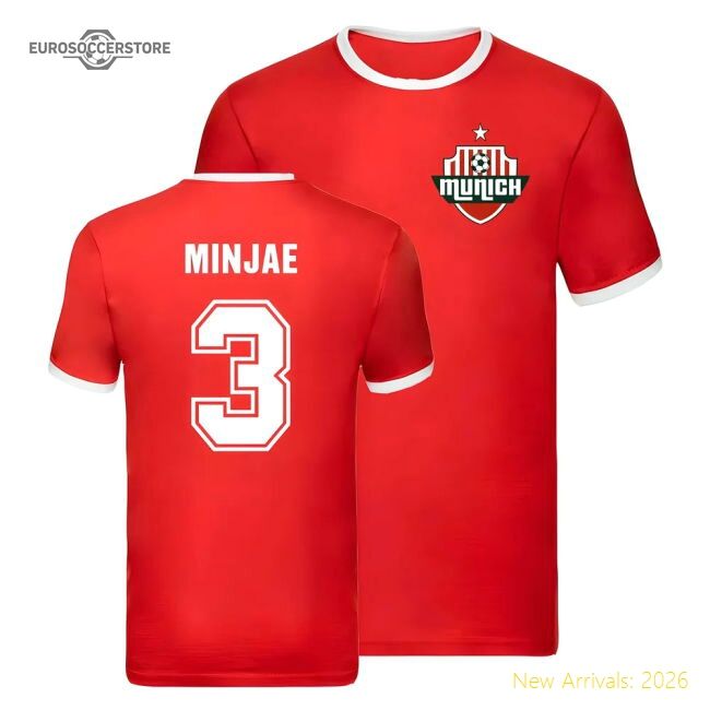 Bayern Munich Ringer T-shirt (kim Min Jae 3) - Economical
