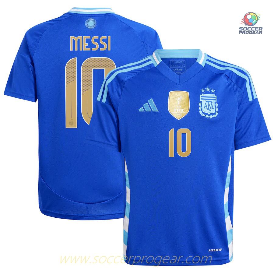 CHILDREN'S ARGENTINA FIFA Approved AWAY JERSEY 2024-2025 Season MESSI