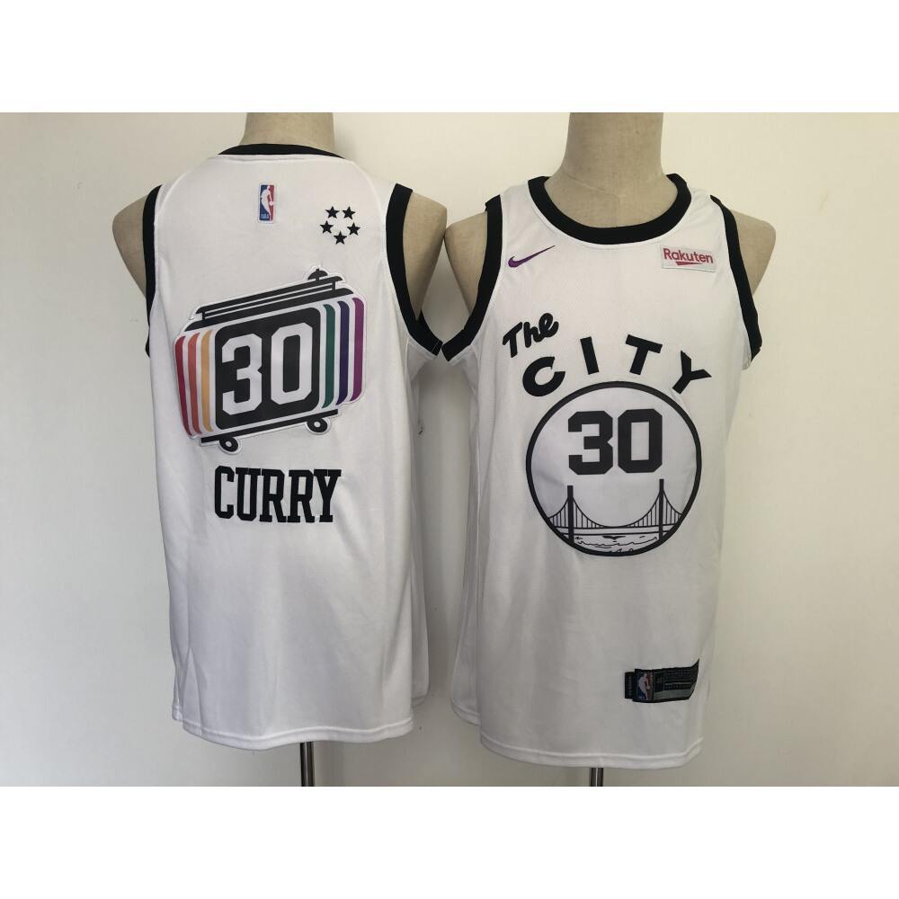 High-Quality Golden State Warriors Stephen Curry30 Jersey White