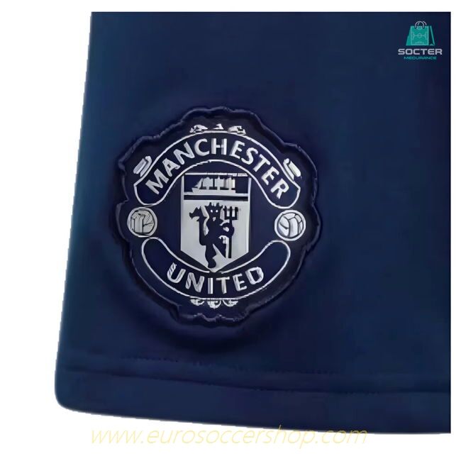 2024-2025 Man Utd Away Shorts (Night Indigo) - Kids