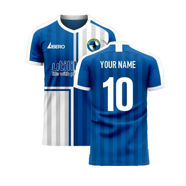 Bristol Rovers 2024-2025 Home Concept Football Kit (Libero) (Your _324