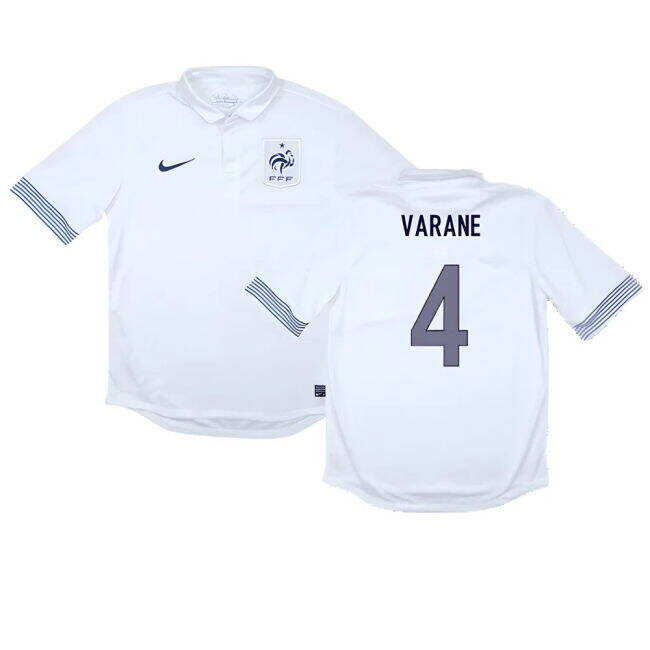 Low Value France 2012-13 Away Shirt ((Good) M) (VARANE 4) Mature