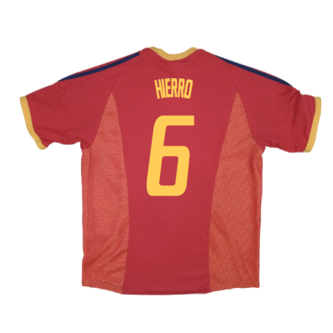 Official Licensed Spain Home Fan Shirt for Adults (Hierro 6) (1)