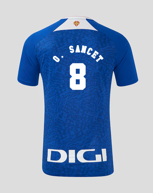 Athletic Bilbao 24-25 Season Away Jersey, featuring O. Sancet with the number 8