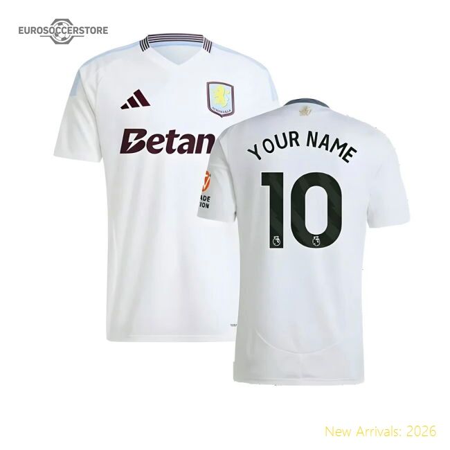 Authentic 2024-2025 Aston Villa Away Shirt (your Name) - Premium