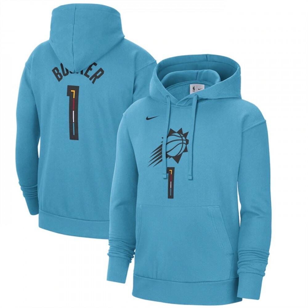 Game Day Official Men's PHX #1 Devin Blue Basketball Jersey