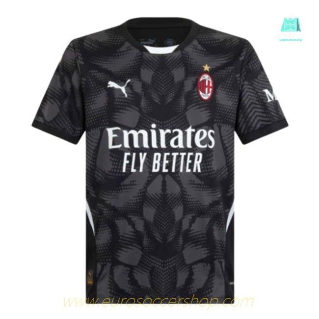 2024-2025 AC Milan Home Goalkeeper Shirt (Black) (DONNARUMMA 99)