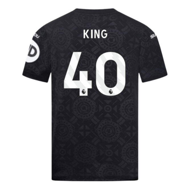2025-2026 Wolves Goalkeeper Home Shirt (Black) - Kids (King 40)