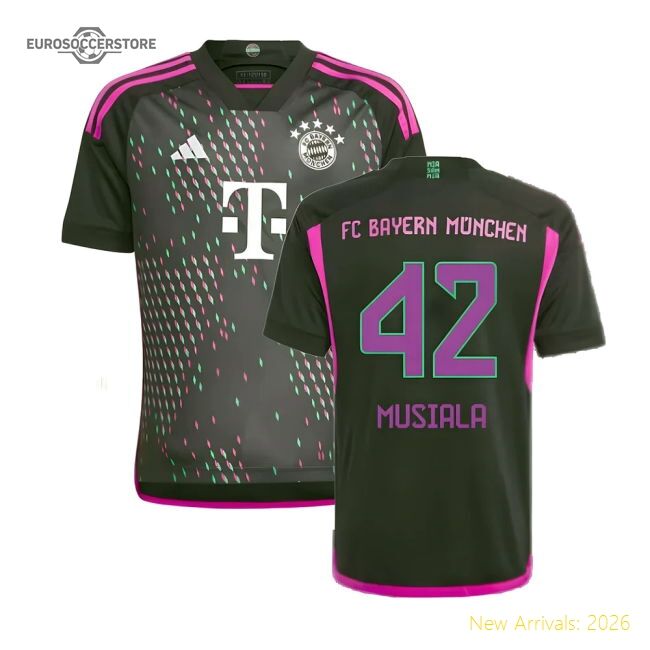 Excellent 2023-2024 Bayern Munich Second Jersey (kids) (musiala 42)