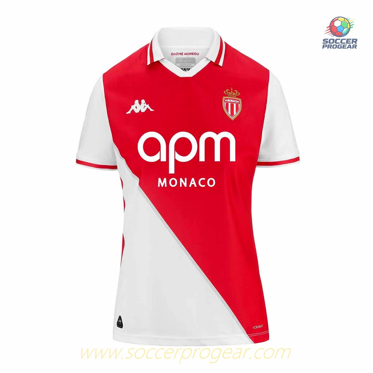 AS Monaco Home Football Soccer Jersey 2024/25 Collection Women's