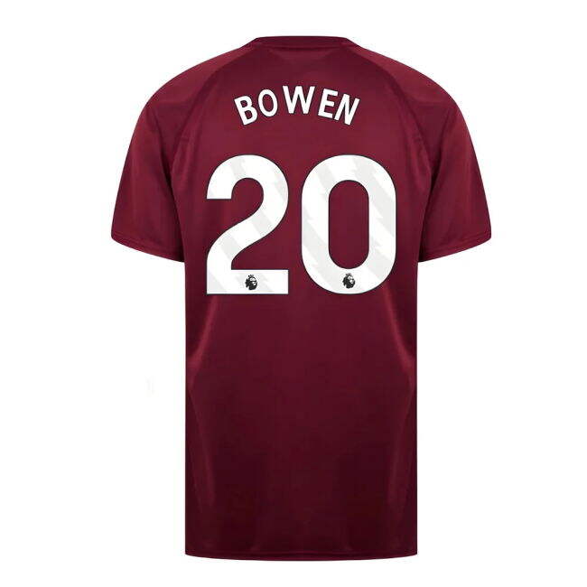 Bowen 20 Player Issue Style West Ham Home Player Jersey 2025-2026
