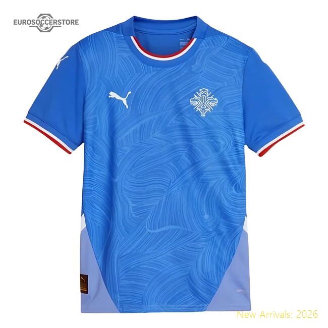 Elite European Team 2024-2025 Home Short Sleeve Jersey Contemporary Moisture-management
