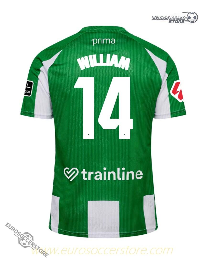 Real Betis 25-26 Season Home WILLIAM 14 Football Jersey
