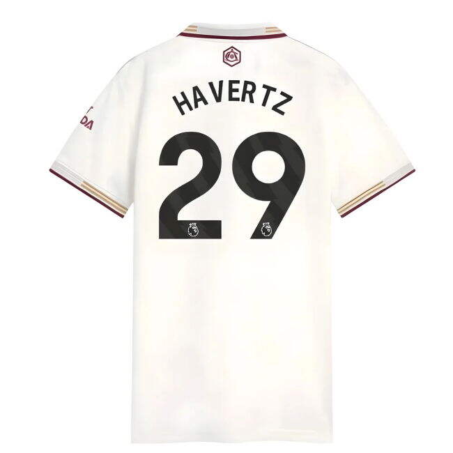 Arsenal Third Football Jersey 2025-20 Season Havertz 29 L M Women S
