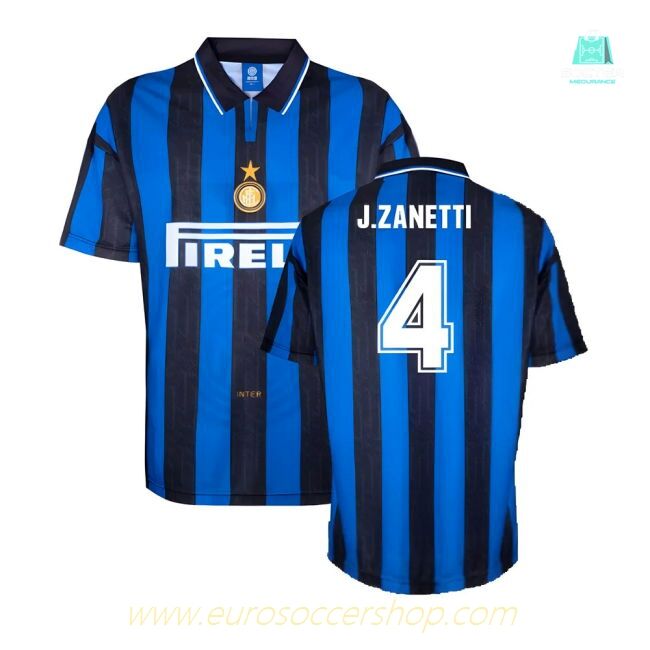 1996 Inter Milan Home Shirt (J.ZANETTI 4)