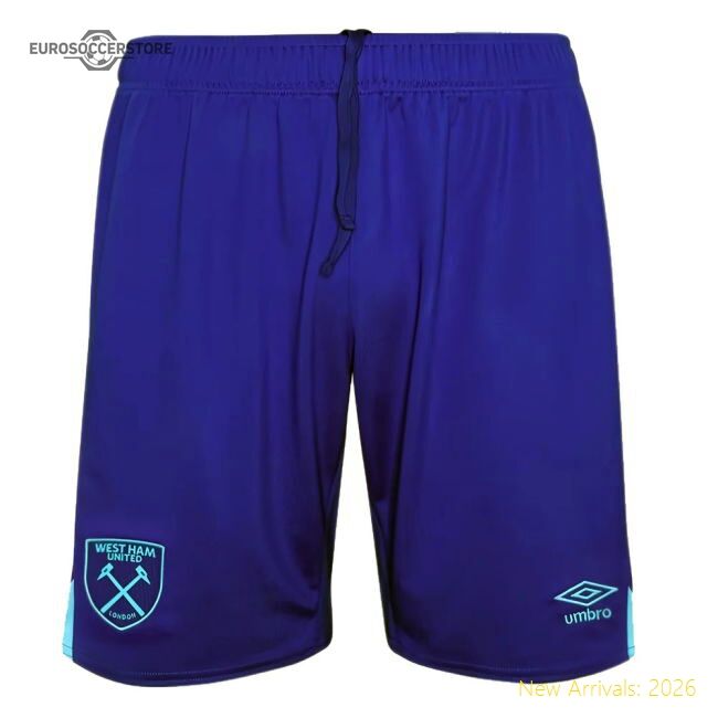 Authentic 2023-2024 West Ham United Third Shorts - Premium Quality
