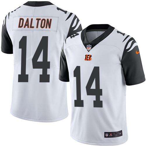 NFL Cincinnati Bengals A. Dalton #14 White None Limited Jersey