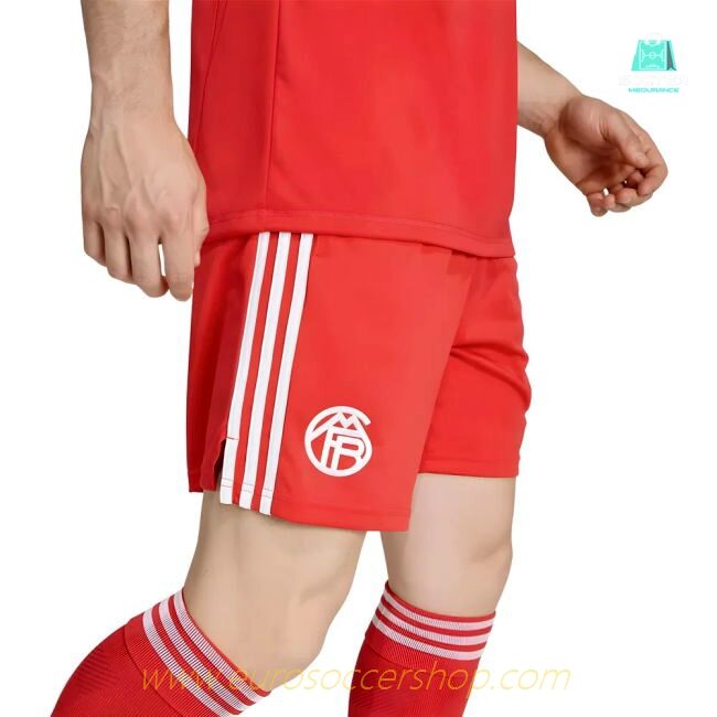 2025-2026 Bayern Munich Third Goalkeeper Shorts (Pure Ruby)