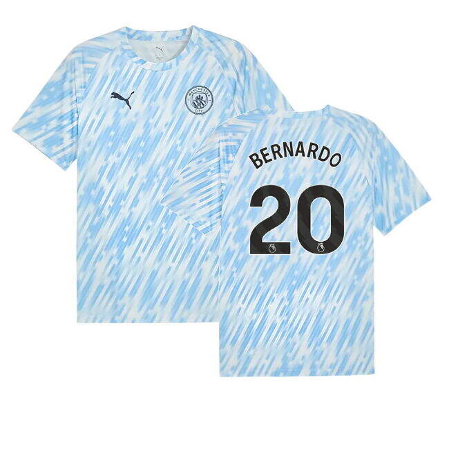 Bernardo 20 Player Issue Style Man City Home Pro Level Shirt 2025-2026