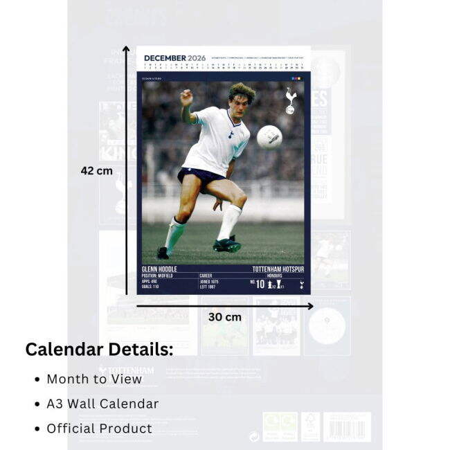 2025 Edition Lightweight Tottenham Home Game Jersey (Calendar 2026)
