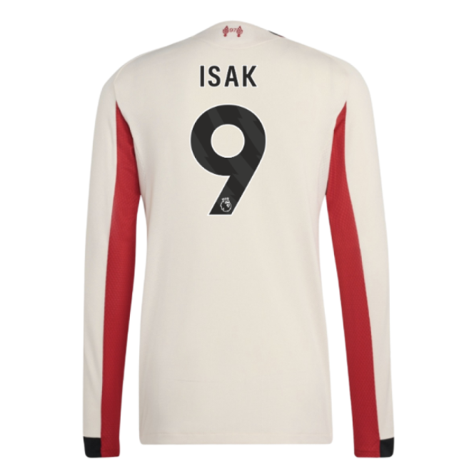 2025-2026 Liverpool Authentic Long Sleeve Away Shirt (Isak 9)