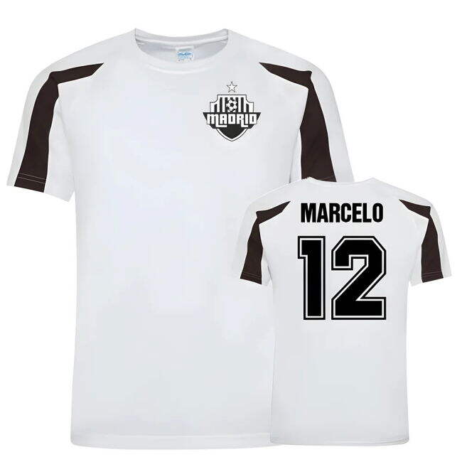 Real Madrid Official Licensed Football Shirt (White/Black)