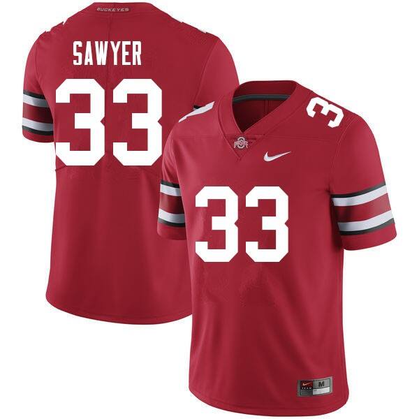 Men Ohio State Buckeyes Jack Sawyer #33 Pro Replica - Budget