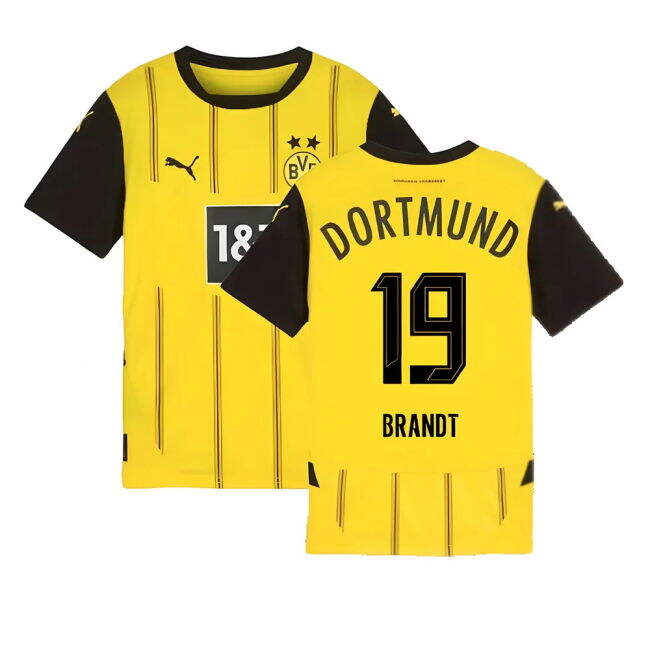2024-2025 Borussia Dortmund Home Kit - Kids (Kids) | Moisture Wicking